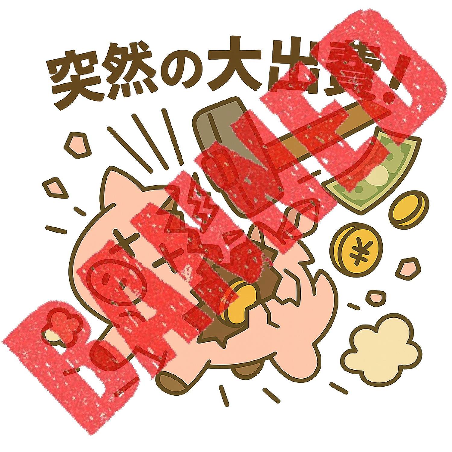 突然の大出費！